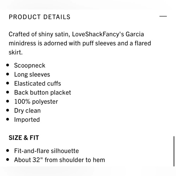 NWT $525 LoveShackFancy Garcia Mini Dress in Black Size 4 Revolve Net-A-Porter - Picture 10 of 13